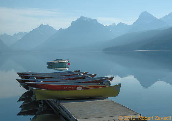 Morning on Lake McDonald in Glacier National Park