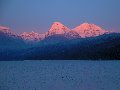 Alpenglow on Lake McDonald, Glacier National Park Photo of Alpenglow on Lake McDonald in Glacier Nationl Park