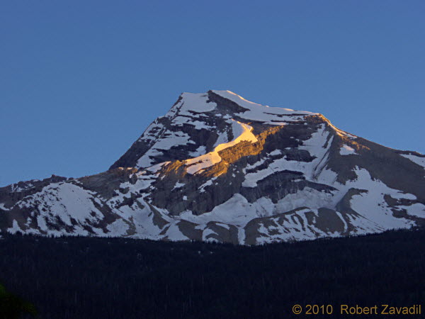 Photo of Last Light on Heaven's Peak in Glacier National Park