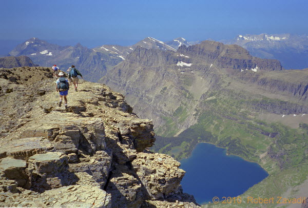 Photo of from Summit of Mount Reynolds in Glacier National Park