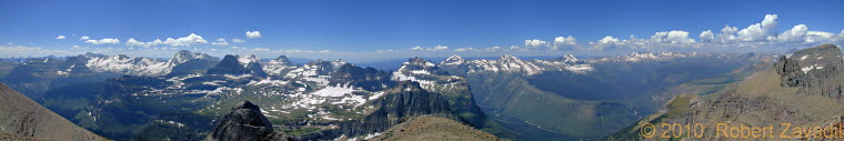 Crown of the Continent in Glacier National Park