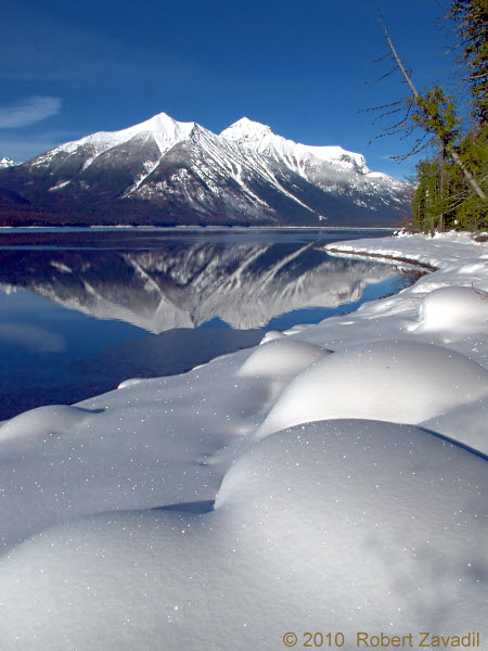 Photo of Lake McDonald Winter in Glacier National Park